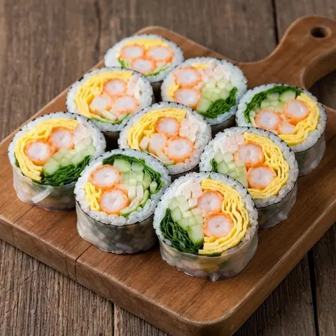 닭가슴살 라이스페이퍼 김밥