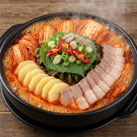 대패삼겹살 감자탕