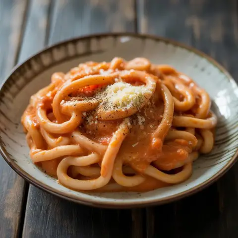 토마토 크림 우동