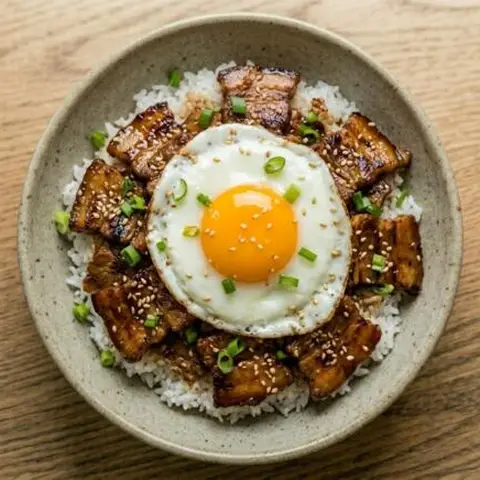 삼겹살 덮밥