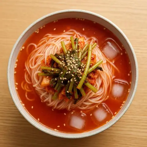 열무국수