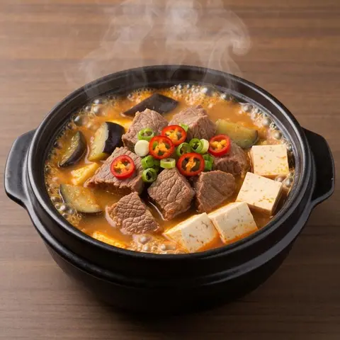 가지 된장찌개