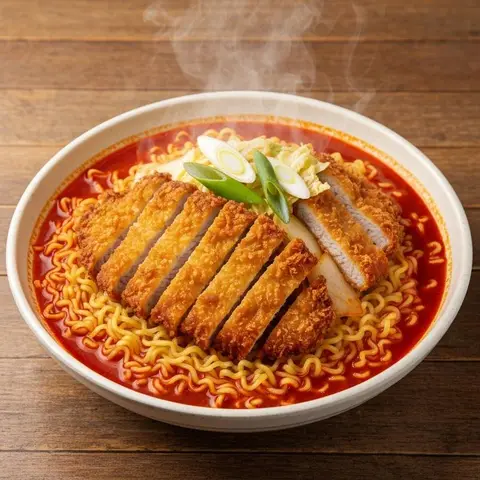 돈까스 라면
