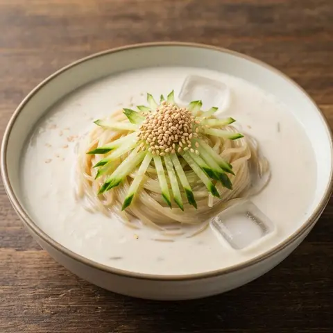 우유 콩국수