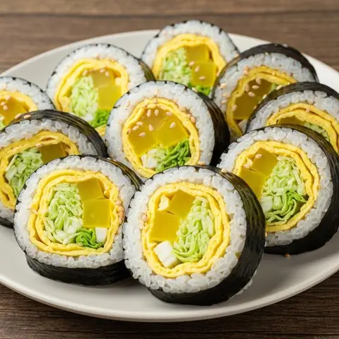 양배추 계란 김밥
