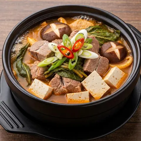 봄동 된장찌개