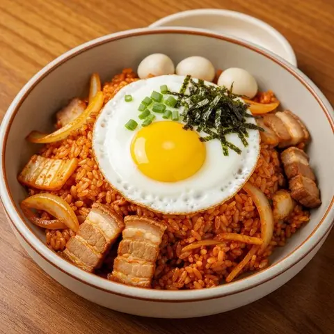 총각김치볶음밥