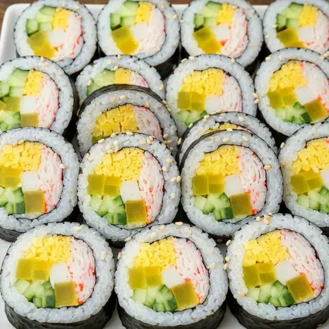 오이 폭탄 크래미 김밥