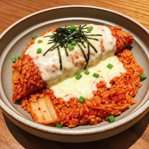 치즈 김치밥