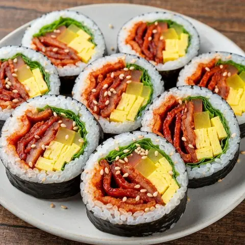 깻잎 제육 김밥