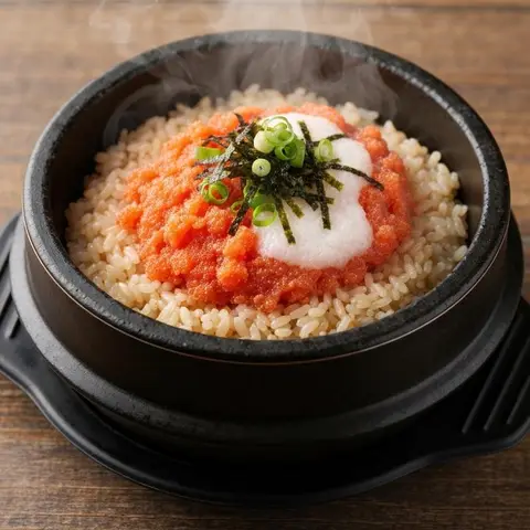 명란 솥밥