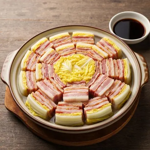 베이컨 알배추 술찜