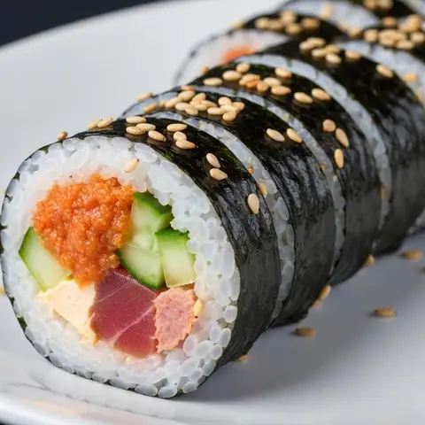 맛살 오이 김밥