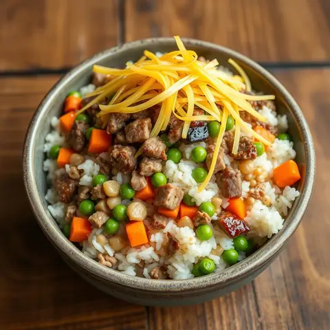 채소 소고기 비빔밥