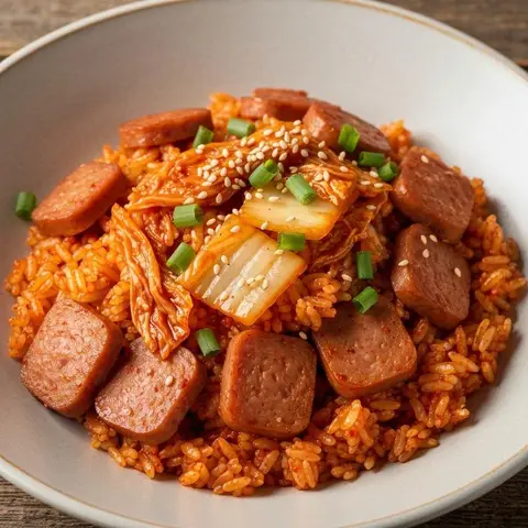 스팸김치볶음밥