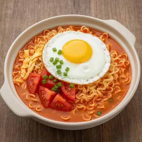 토마토 계란 라면