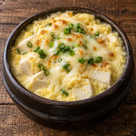 치즈 순두부 계란찜