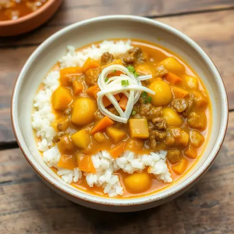 카레 키마덮밥