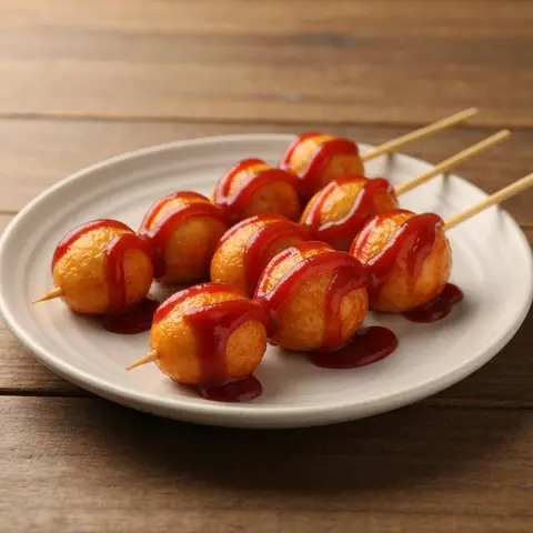 메추리알 꼬치
