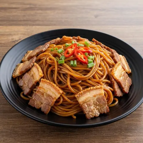 대패삼겹 볶음면