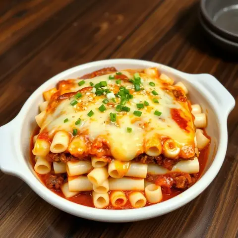 매콤 떡볶이 라자냐