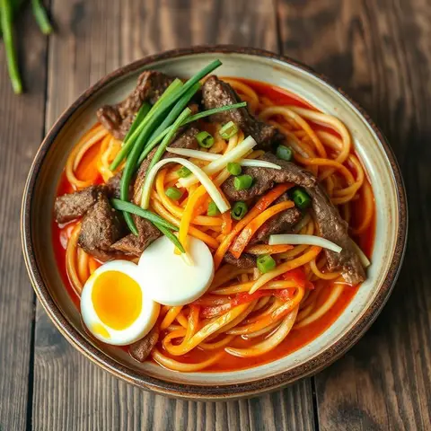 부추 비빔국수