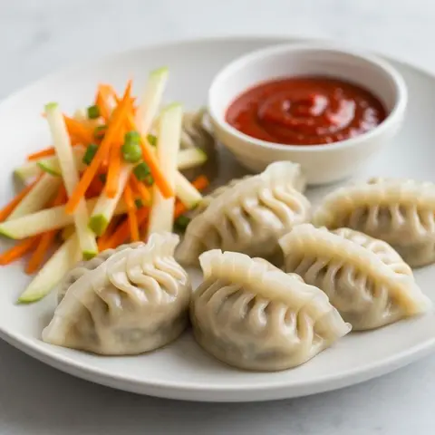 비빔만두