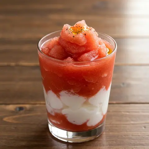 토마토 요거트 빙수