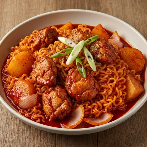 불닭볶음탕면 닭볶음탕