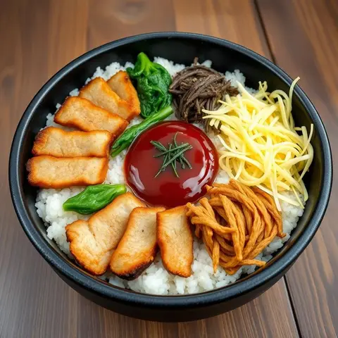 돼지 항정살 비빔밥