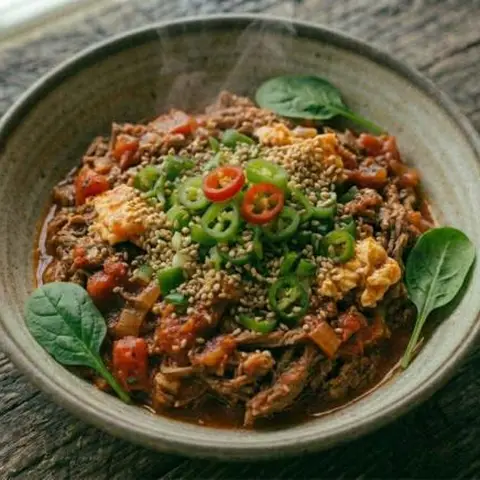 토마토소스 고기볶음