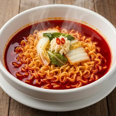고추기름 라면