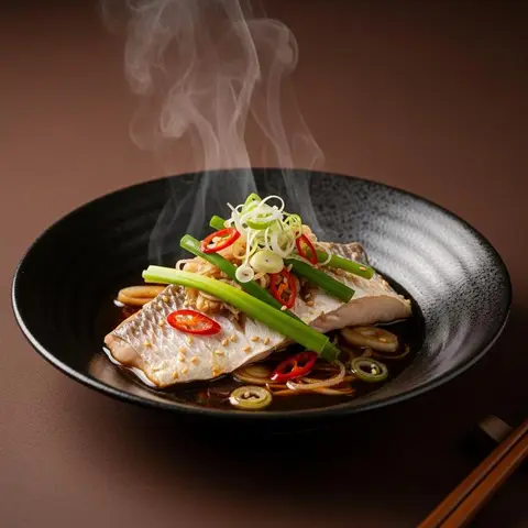 파채 생강 생선찜