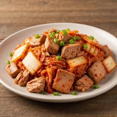 참치김치볶음