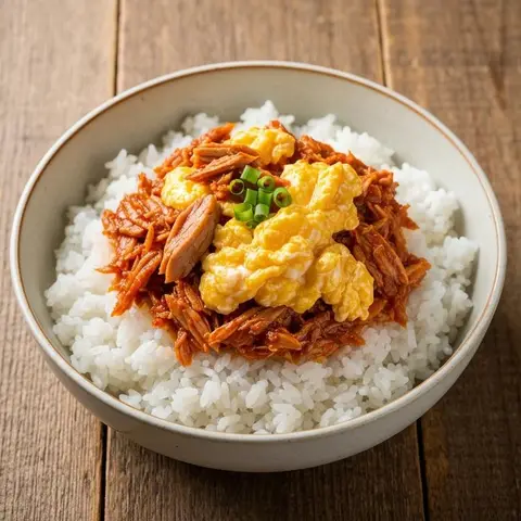 고추참치 스크램블밥