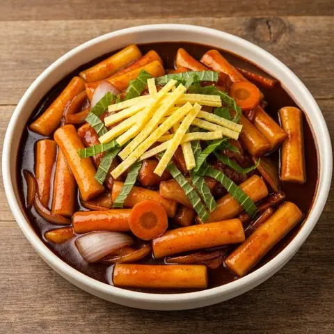 짜파게티 떡볶이