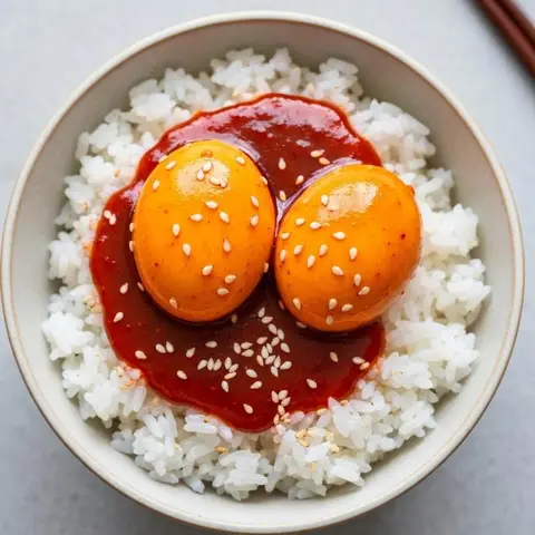 매콤계란밥