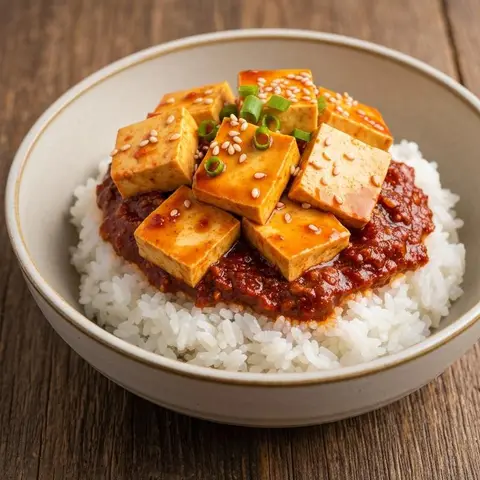 간장 순두부밥