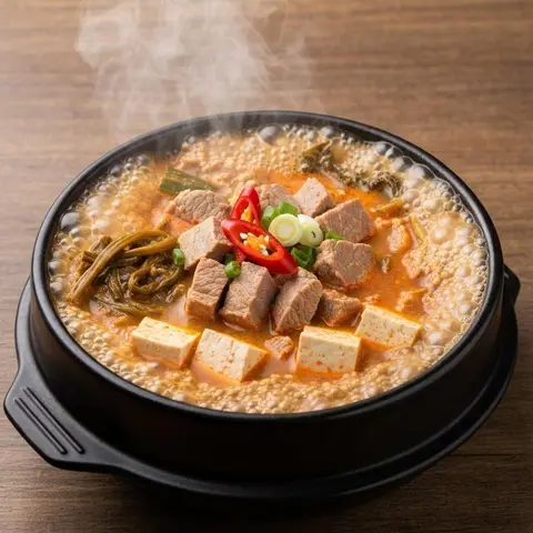 콩비지찌개