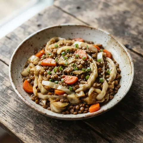 양배추 렌틸콩찜