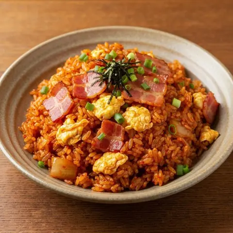 베이컨 김치볶음밥