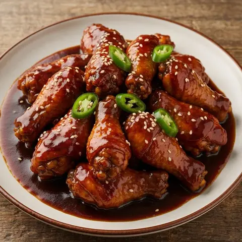간장 닭봉조림