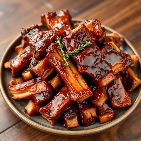 등갈비 바베큐립