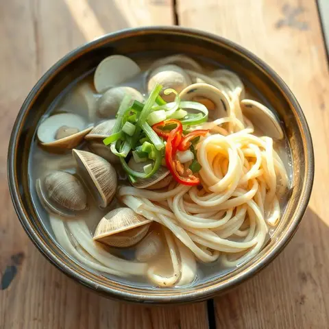 바지락 칼국수 (홈메이드)