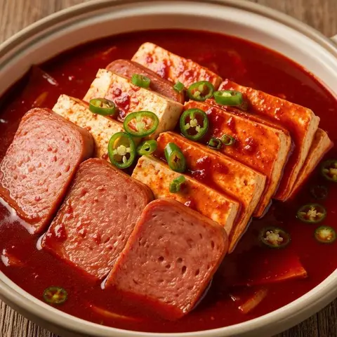 스팸 두부조림