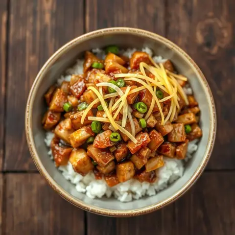 청양풍 닭고기 덮밥