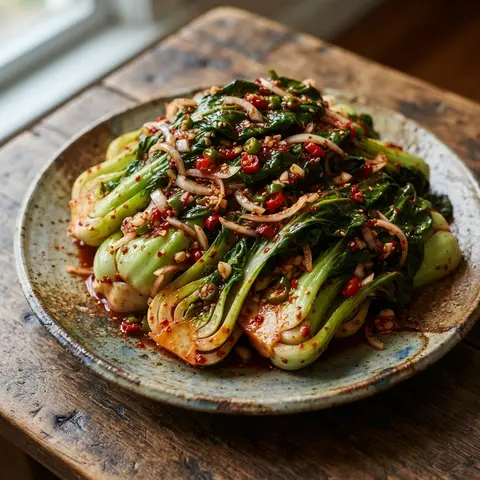 청경채 겉절이김치