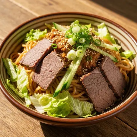 차돌 된장 비빔국수