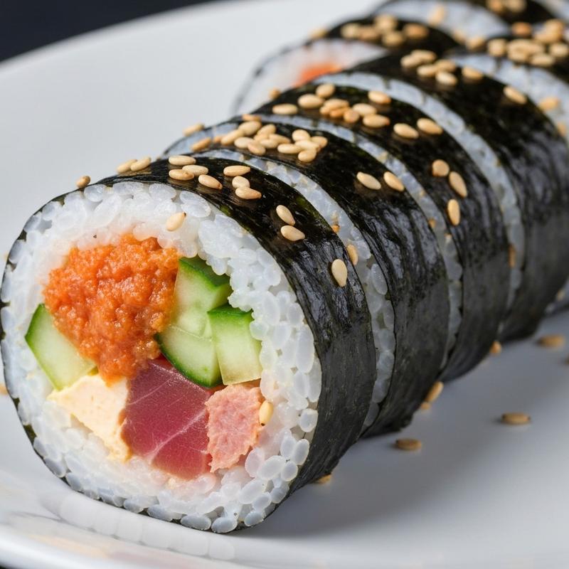 맛살 오이 김밥