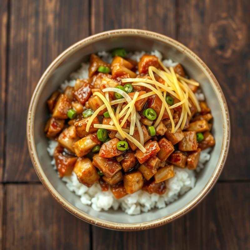 청양풍 닭고기 덮밥